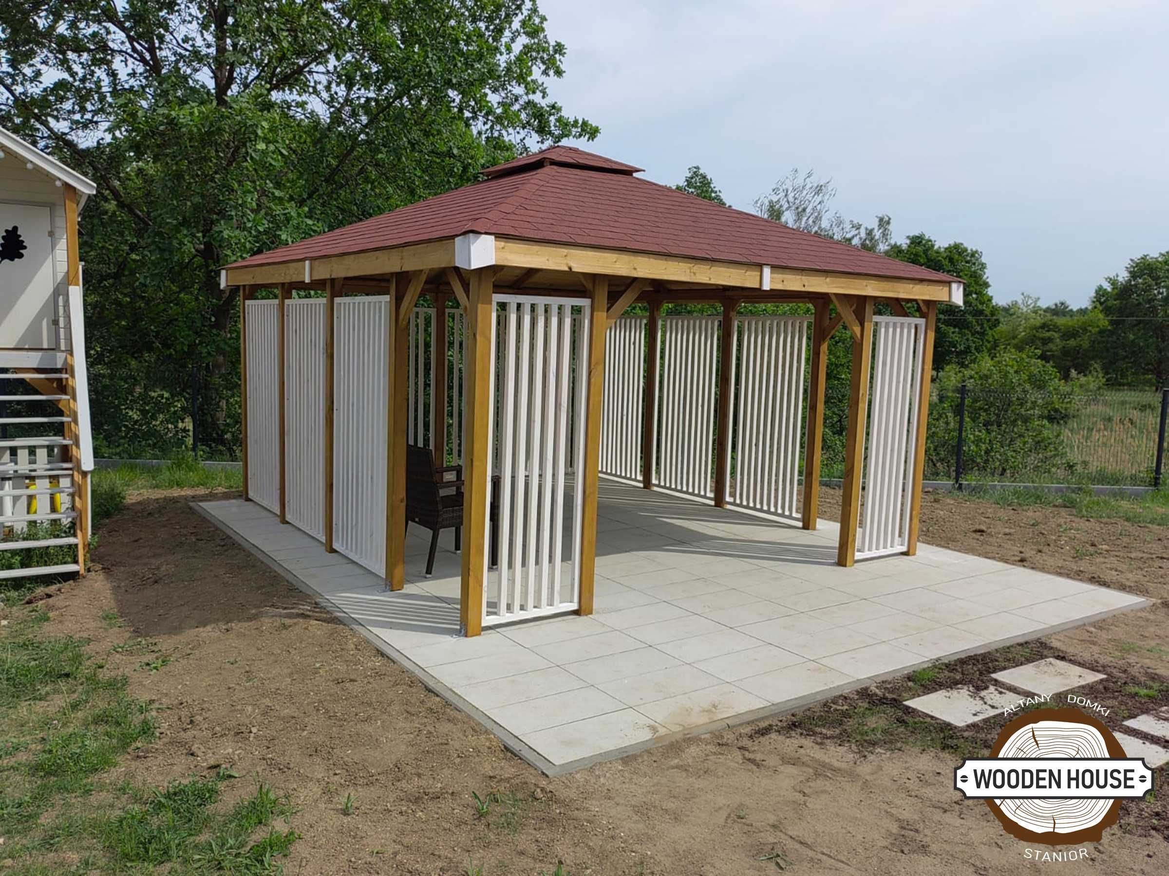 Altana Ogrodowa "Rotunda" 4 x 4 altanka altanki producent altan