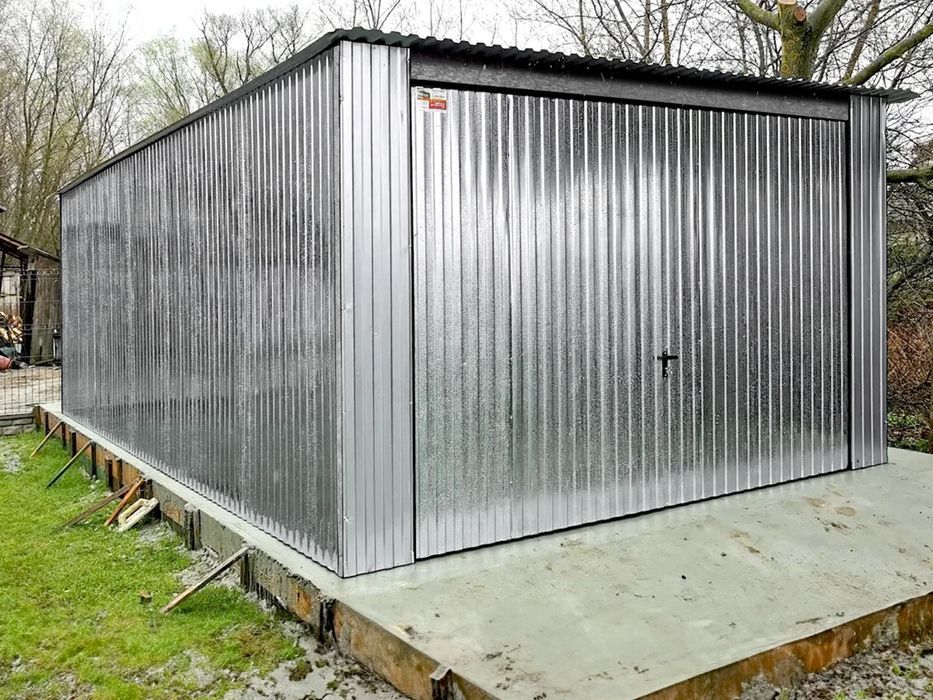garaż blaszany 4x6 blaszaki garaż blaszany