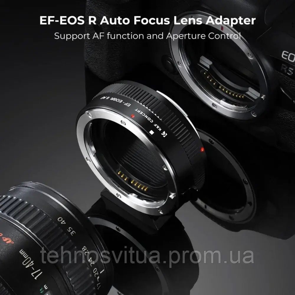 Адаптер K&F Concept для объектива Canon EF EF-S на камеру EOS R/RF RP