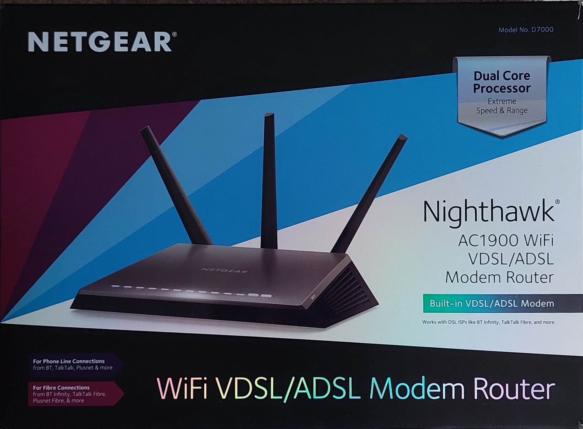 NETGEAR D7000 nighthawk ac1900 wifi router