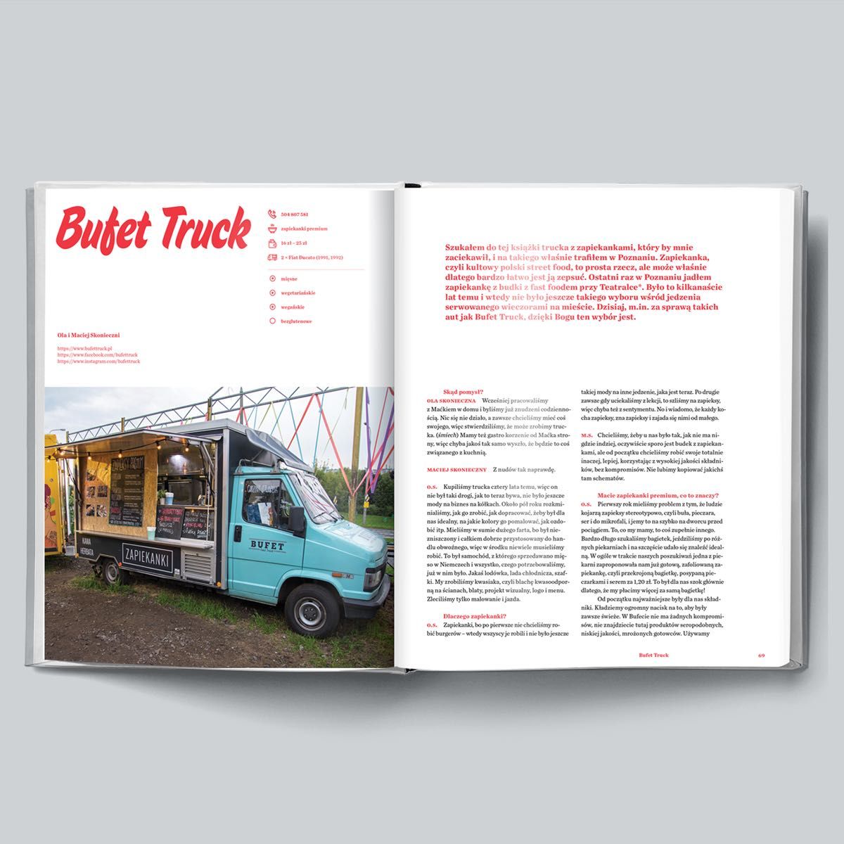 Książka Food Trucki - Pasja na kółkach