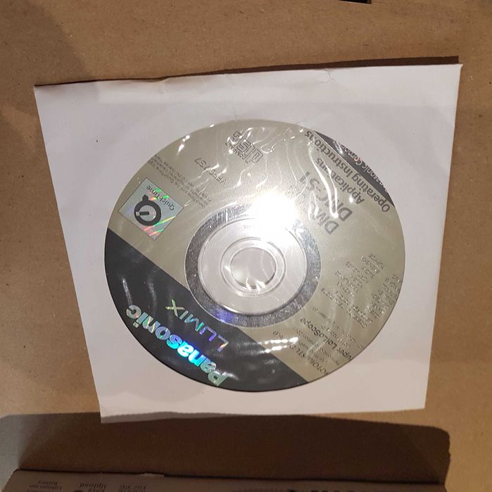 etui futerał smycz płyta cd aparat opakowanie panasonic lumix dmc-s1