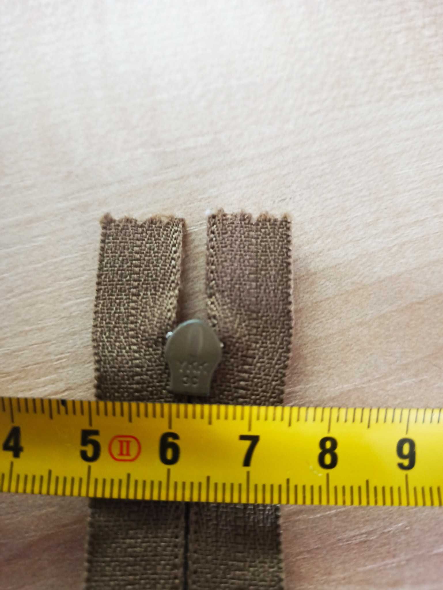 Suwak Zamek Błyskawiczny do ubrań 39 cm Khaki 5 zł