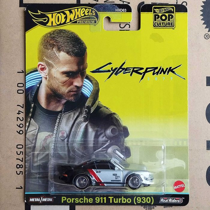 Premium Hot Wheels CYBERPUNK 2077 PORSCHE 911 Turbo (930) POP CULTURE