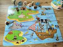Drewniane puzzle piraci