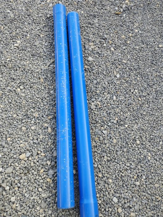 2 rury studzienne fi110 niebieskie grubość 4.2mm do studni głębinowej
