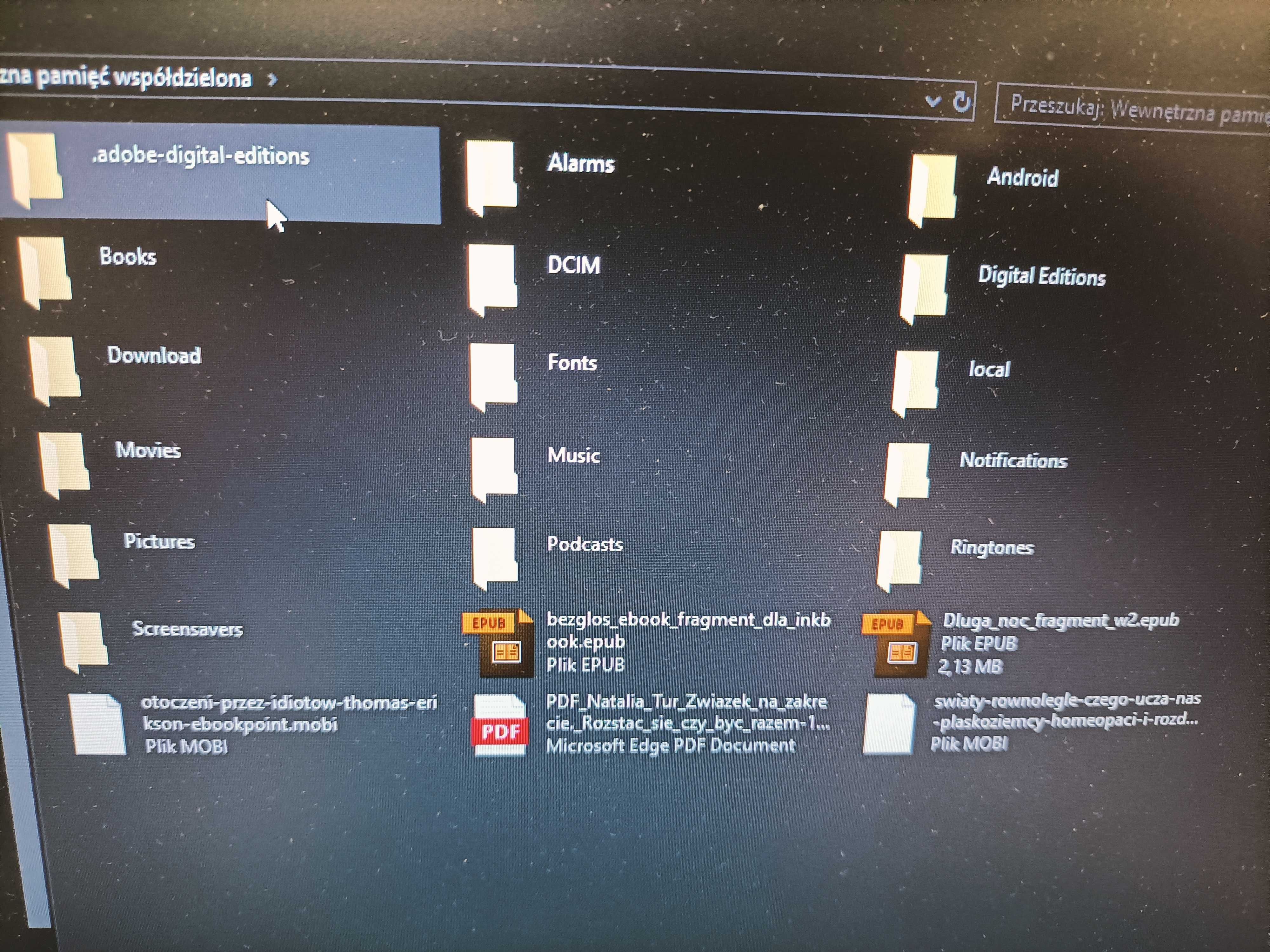 Inkbook Focus Black 7.8 cała e-czytnik książek ebook