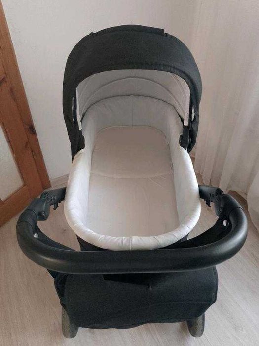 Czarny wózek 3w1 Porto