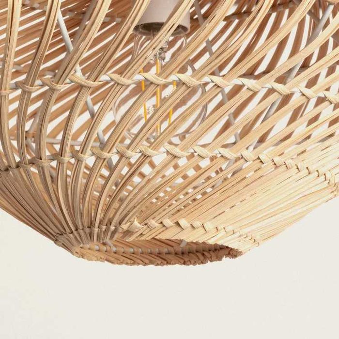 Candeeiro Suspenso Ledkia Rattan Towamba Natural – Novo