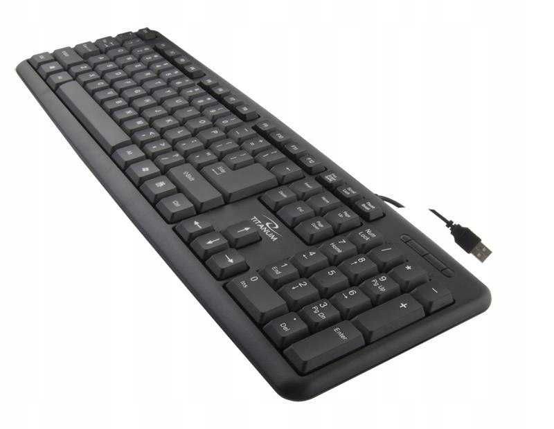 Klawiatura membranowa TK101 usb solidna Titanum