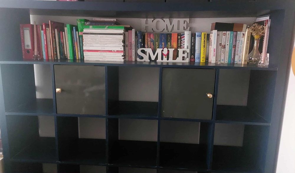 IKEA Kallax - Regał malowany z 2 frontami