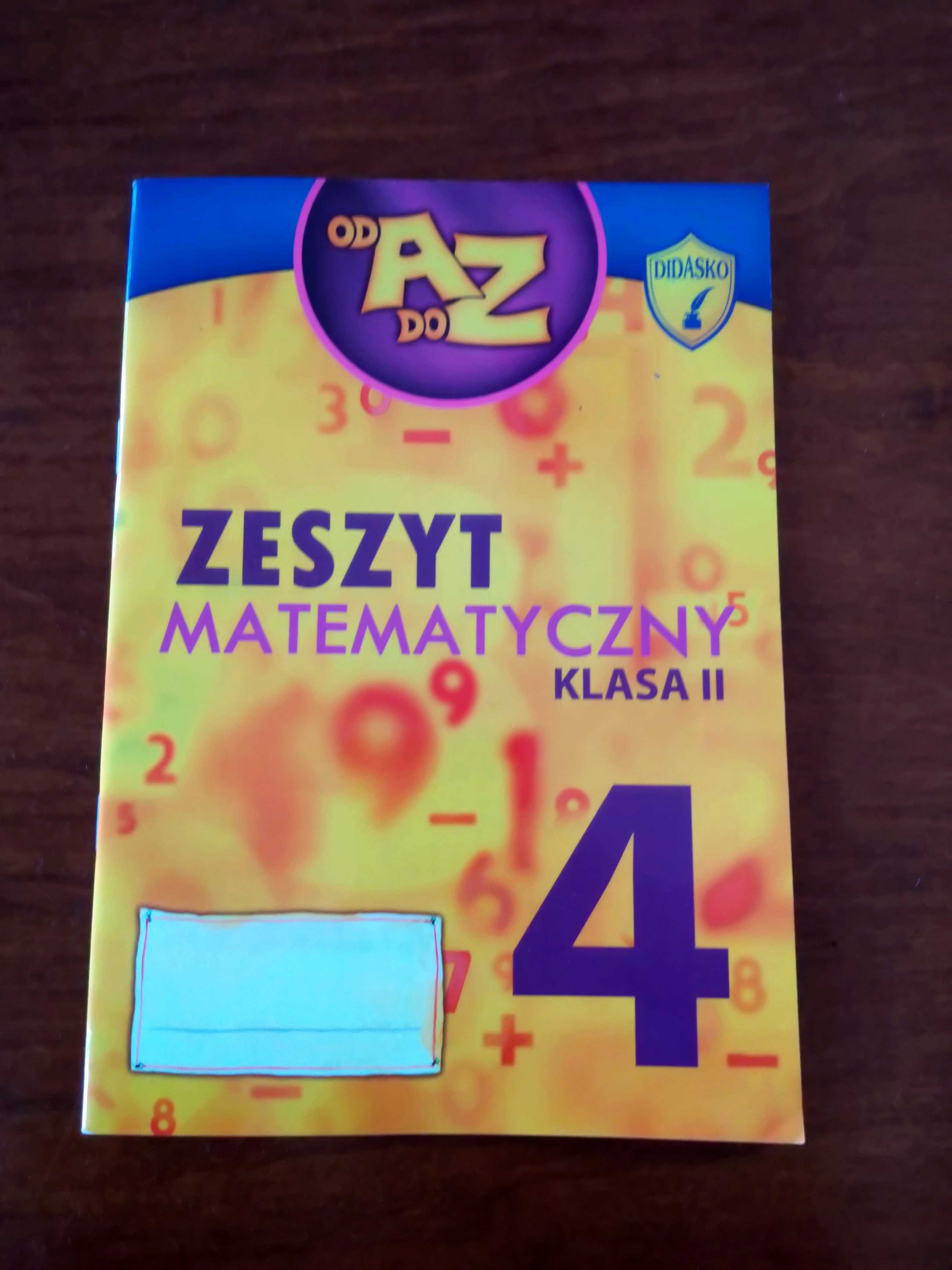 zeszyt matematyczny klasa II część 4, wyd. Didasko