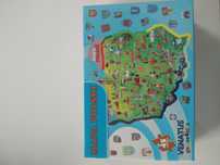 Puzzle mapa Polski 45 elementów