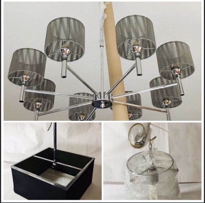 Stock lote +/- 80 candeeiros | +/- 30 apliques | -/+ 130 abajures