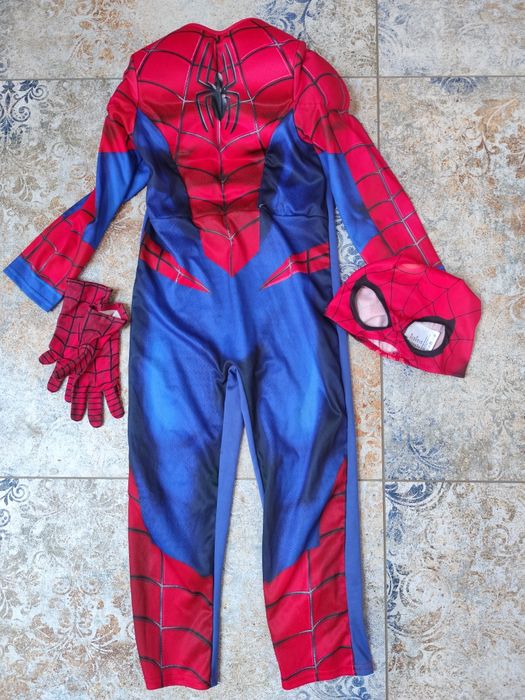 Strój Spidermana, 5-6lat, 116-128cm, h&m, stan idealny