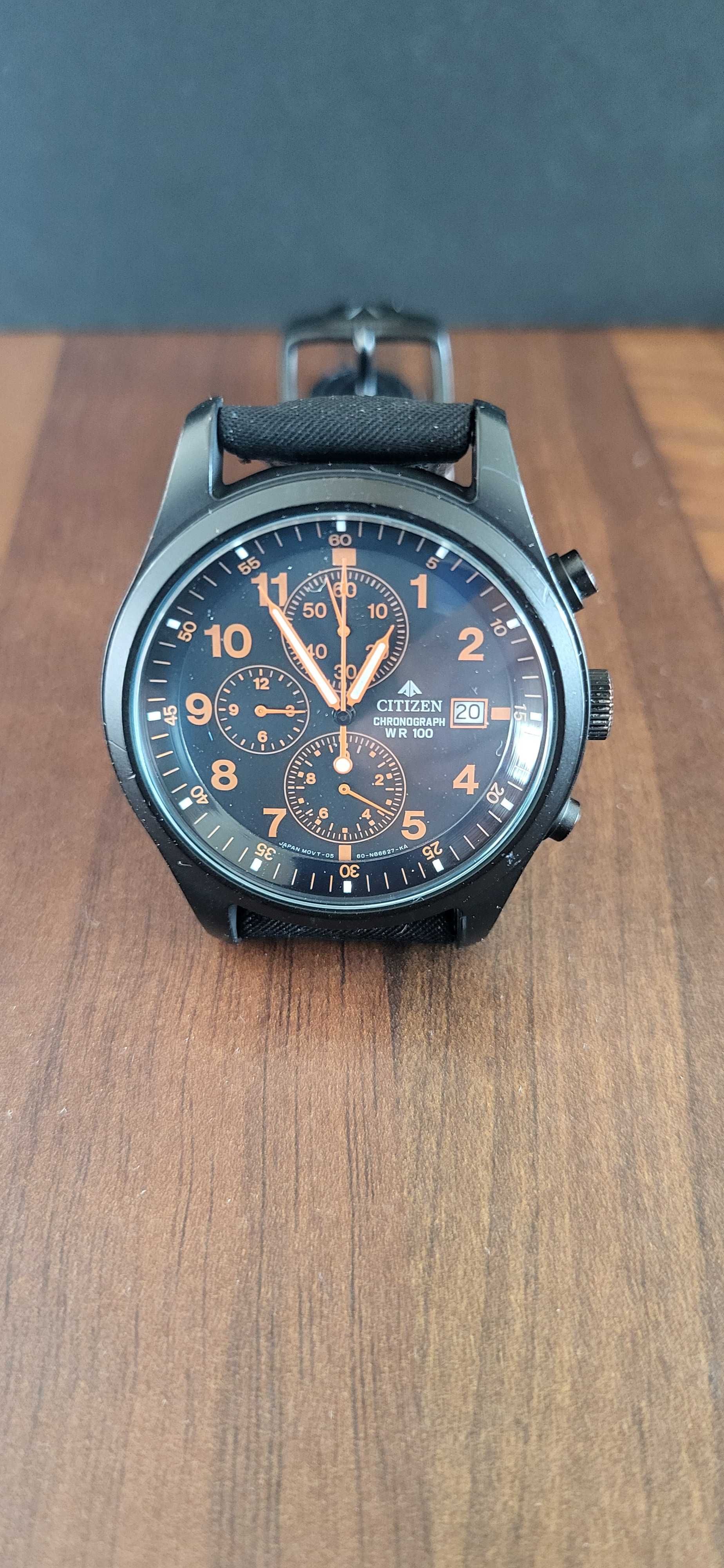 Zegarek Citizen Promaster Black chronograf 100m