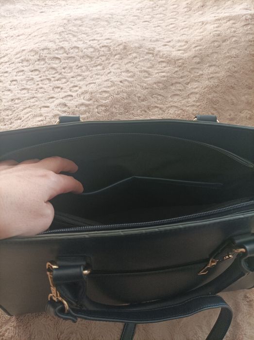 Torebka damska, granatowa, elegancka