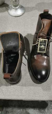 Hudson London, botas de Homem, tamanho 42, nunca usadas, em couro