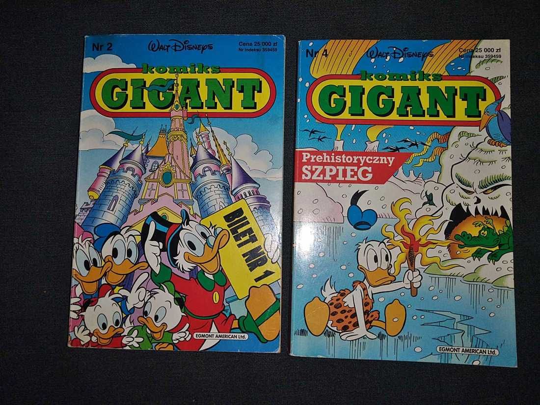 Komiksy Gigant Pierwsza Seria 92-94 stan BDB