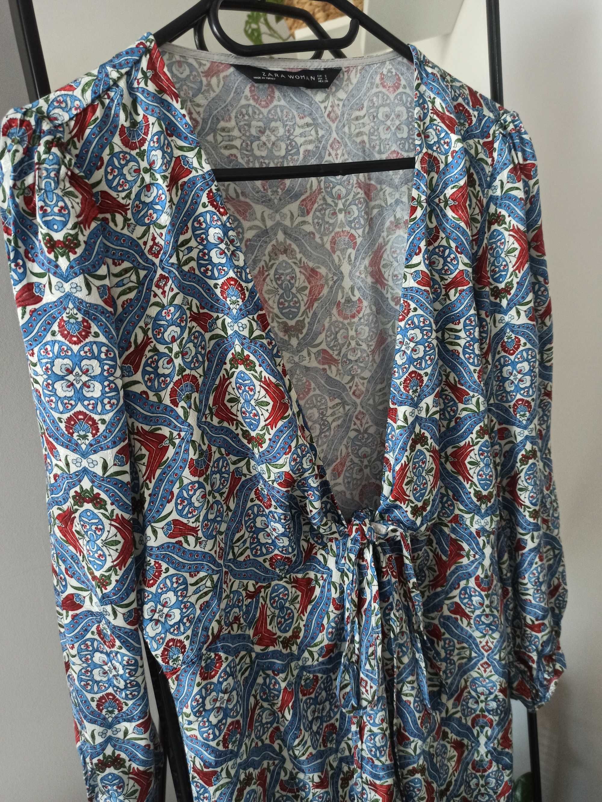 Narzutka kamizelka Zara S sukienka + gratis