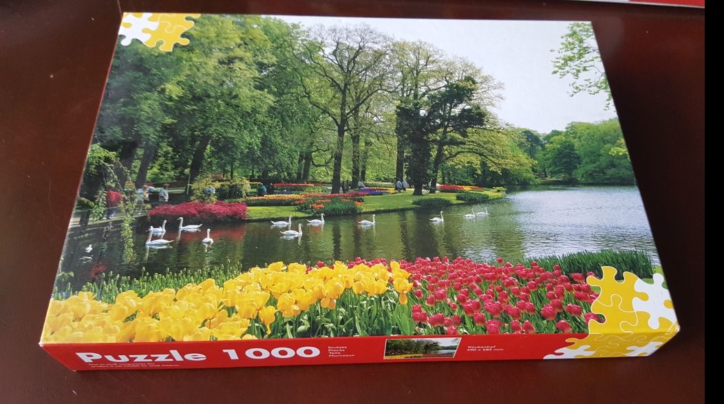 Puzzle 1000 elementow Holenderski park