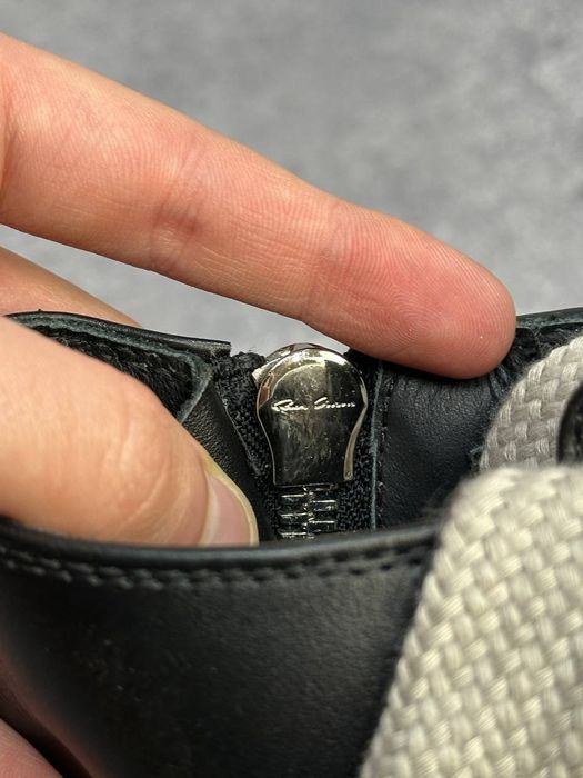 Rick Owens Ramones Jumbo Lace кеди чорні кожаные кеды шкіряні 42 43 44
