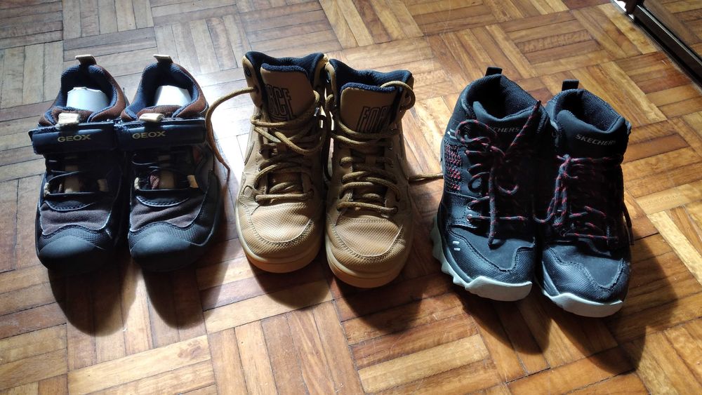 Botas e tenis menino nr 35 a 37
