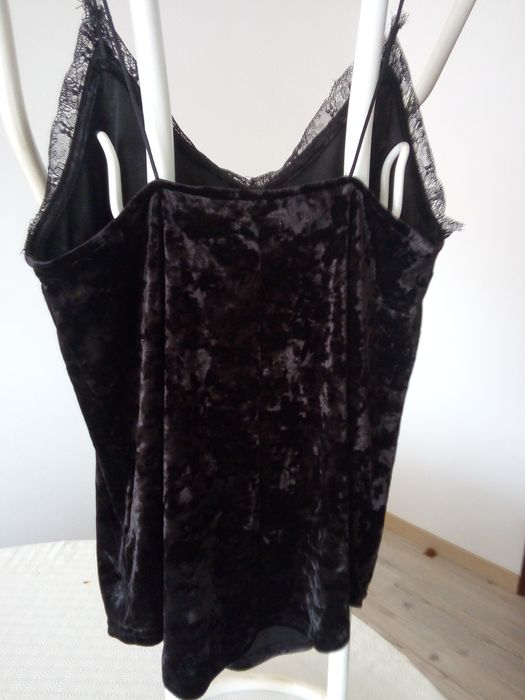 Tope preto aveludado