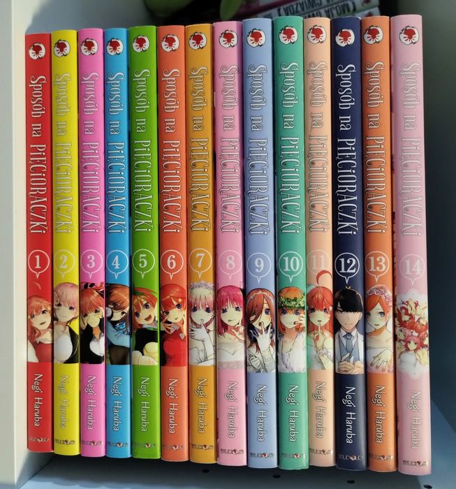 Sposób na pięcioraczki manga komplet tomy 1-14