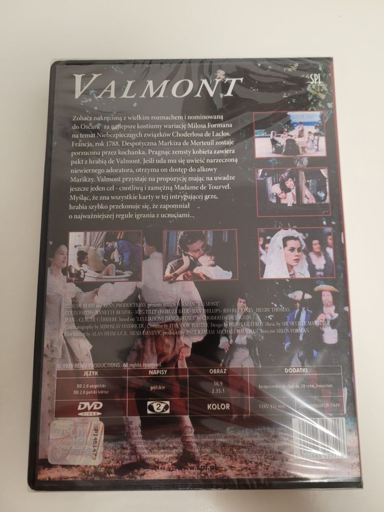 Valmont DVD nowy folia