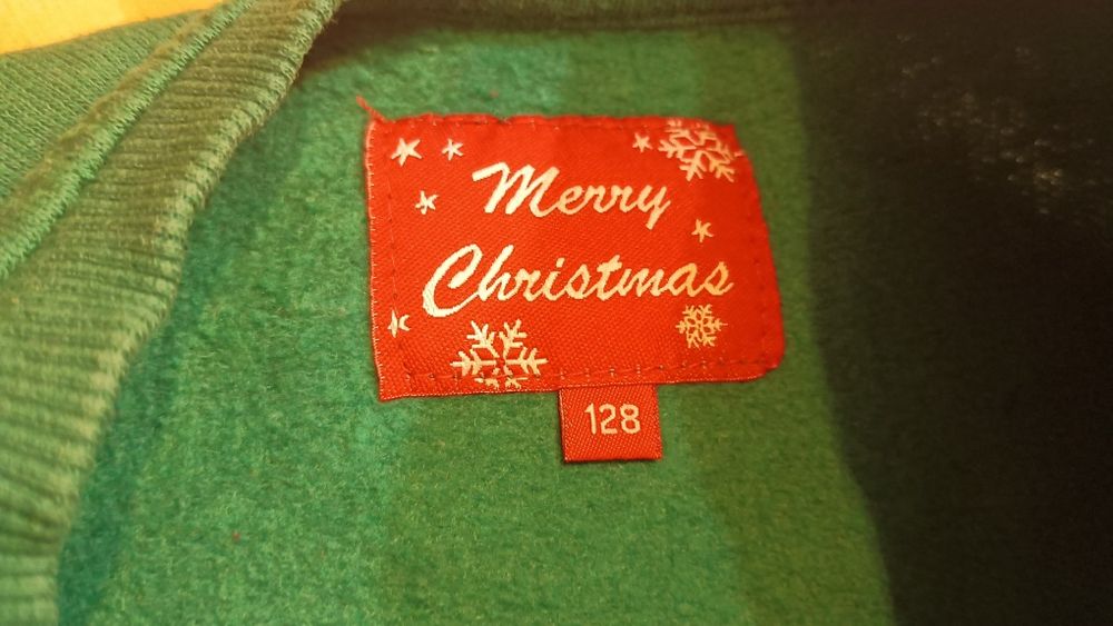 Bluza świąteczna Pocopiano 128cm