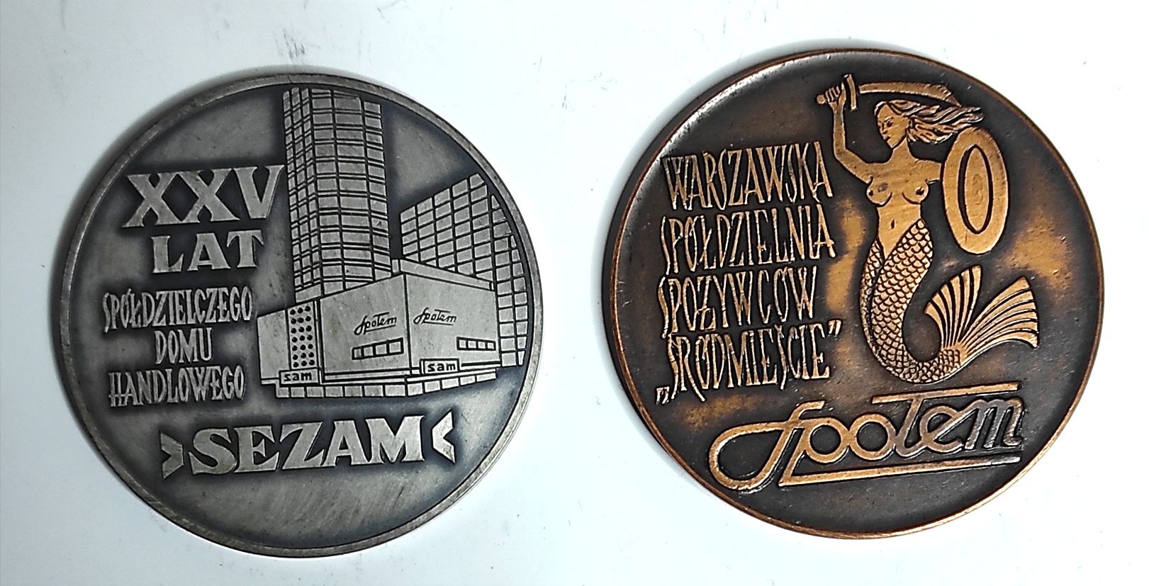 Medale Spółdzielczy Dom Handlowy Sezam Warszawa Społem