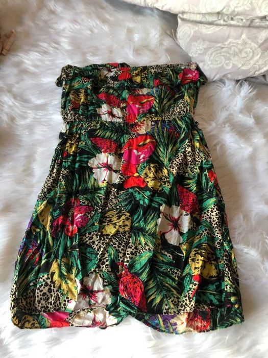 vestido colorido hm tamanho s