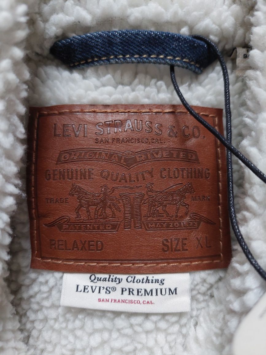 NOWY Bezrękawnik Trucker Sherpa Levi's Premium Quality