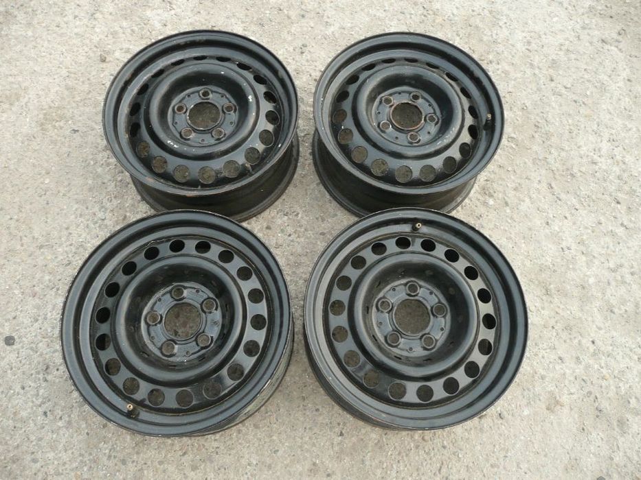 15” - MERCEDES - ORYGINAŁ Felgi Stalowe - 5x112 , r15 cali - fi-66,6 – koła klasa A , B , C , E , CLK , SLK , GLA , SLR , CLS , GL , ML - Koło Dojazdowe Rezerwowe Zapasowe Dojazdówka Zapasówka Rezerwa 15 cali