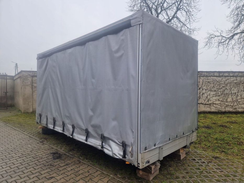 ZABUDOWA PLANDEKA FIRANKA PAKA 4.90x2.20x2.30