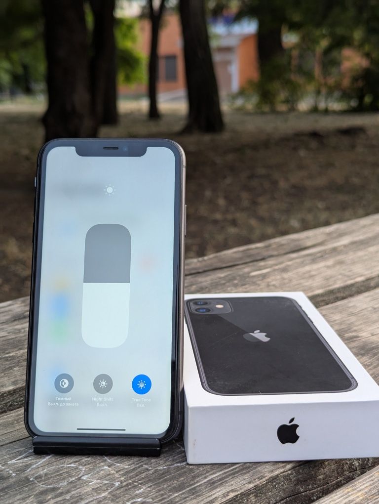Iphone 11 64gb black/neverlock/78%/комплект
