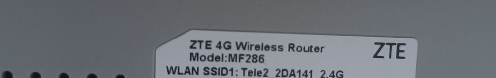 Router ZTE MF286