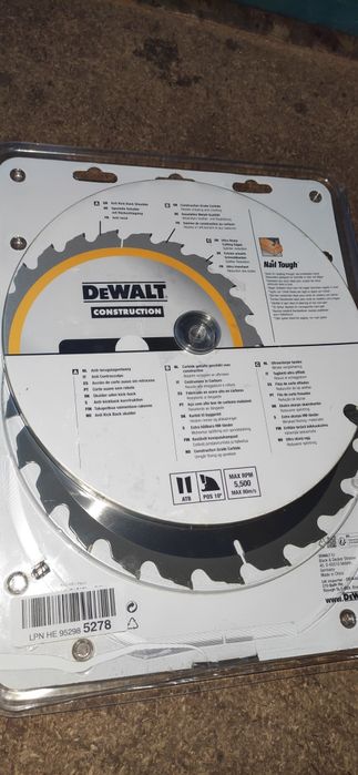 Zestaw 3 tarcz do drewna 250mm DeWalt DT1963 pilarki Piły stołowej