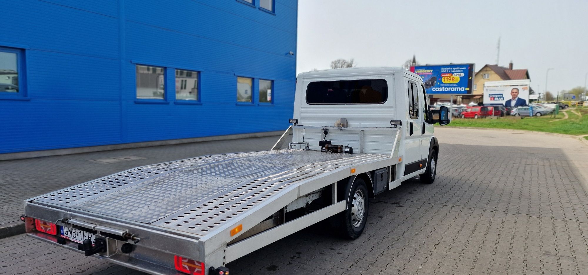 Fiat Ducato 3.0 180KM / Autolaweta / 7 miejsc