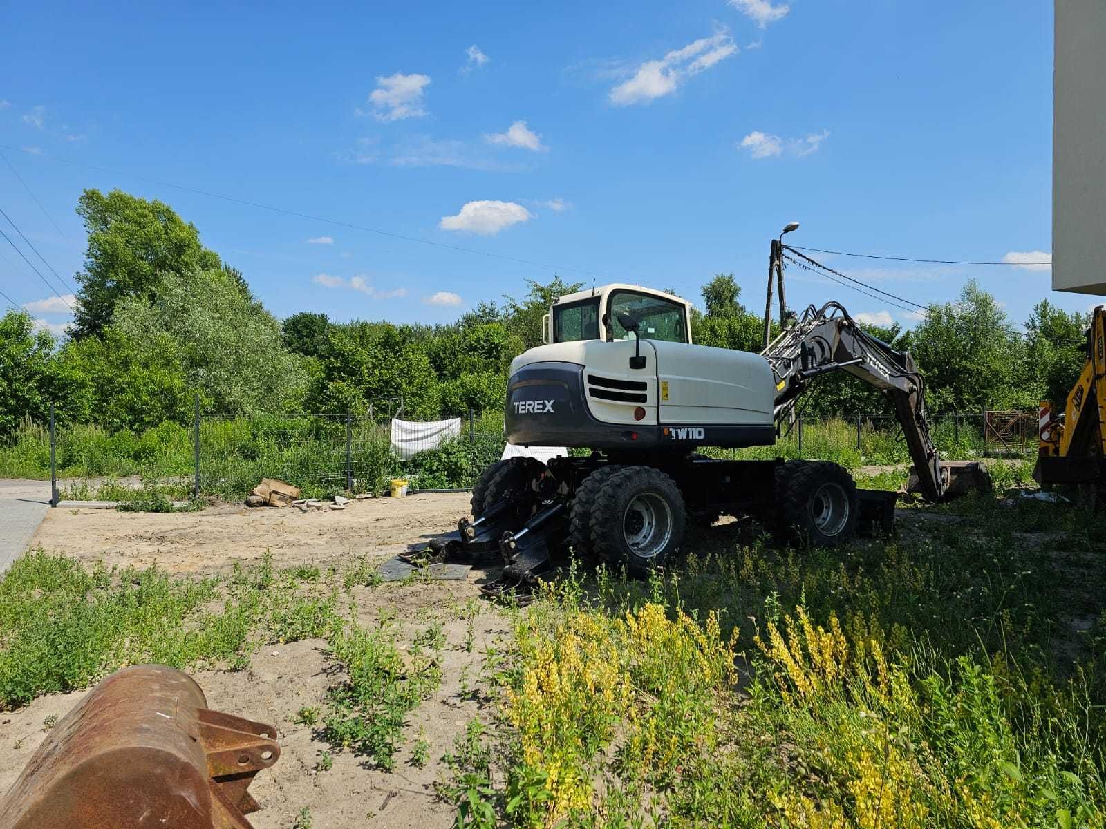 Koparka obrotowa kołowa Terex
