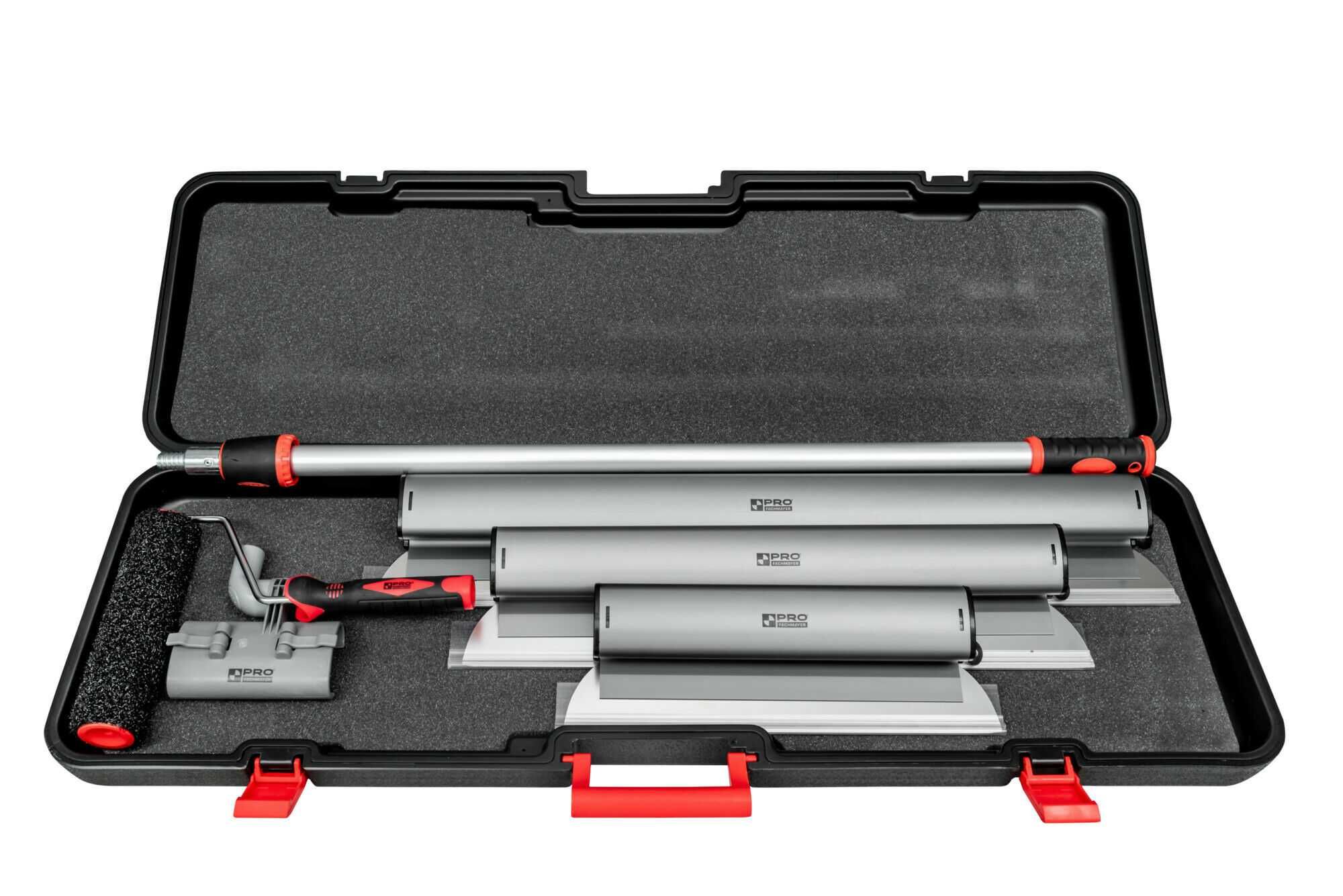 Aluminiowe Szpachle Do Gładzi PRO Zestaw 7 Elementów w Walizce
