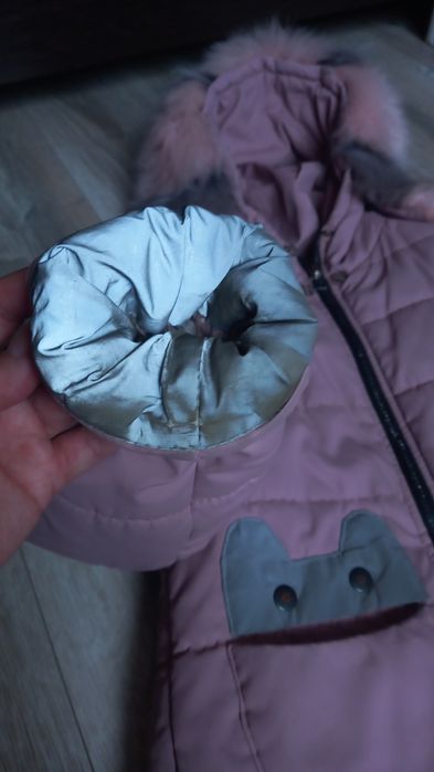 Пуховик пальто куртка зимова довгадля дівчинки