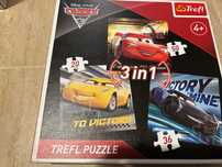 Puzzle auta  trzy obrazki