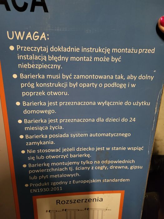 Bramka barierka zabezpieczającą maxigate dziecko