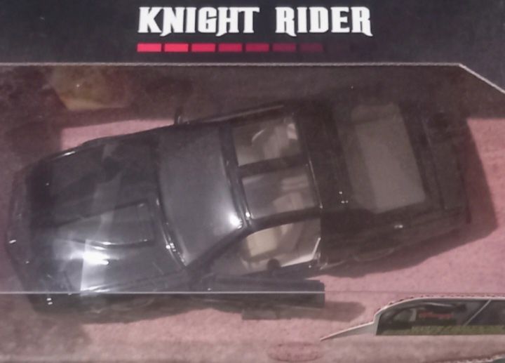 Miniatura nova em caixa escala 1/24 dá luz Knight Rider k.i.t.t.