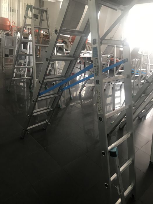 Лесница драбина універсальна три-секційна розкладна