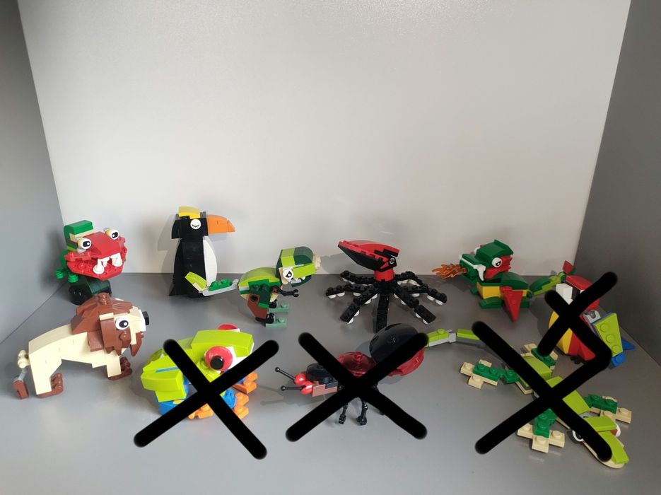 21 zestawów Lego Explorer z gazetek - 10zł za szt