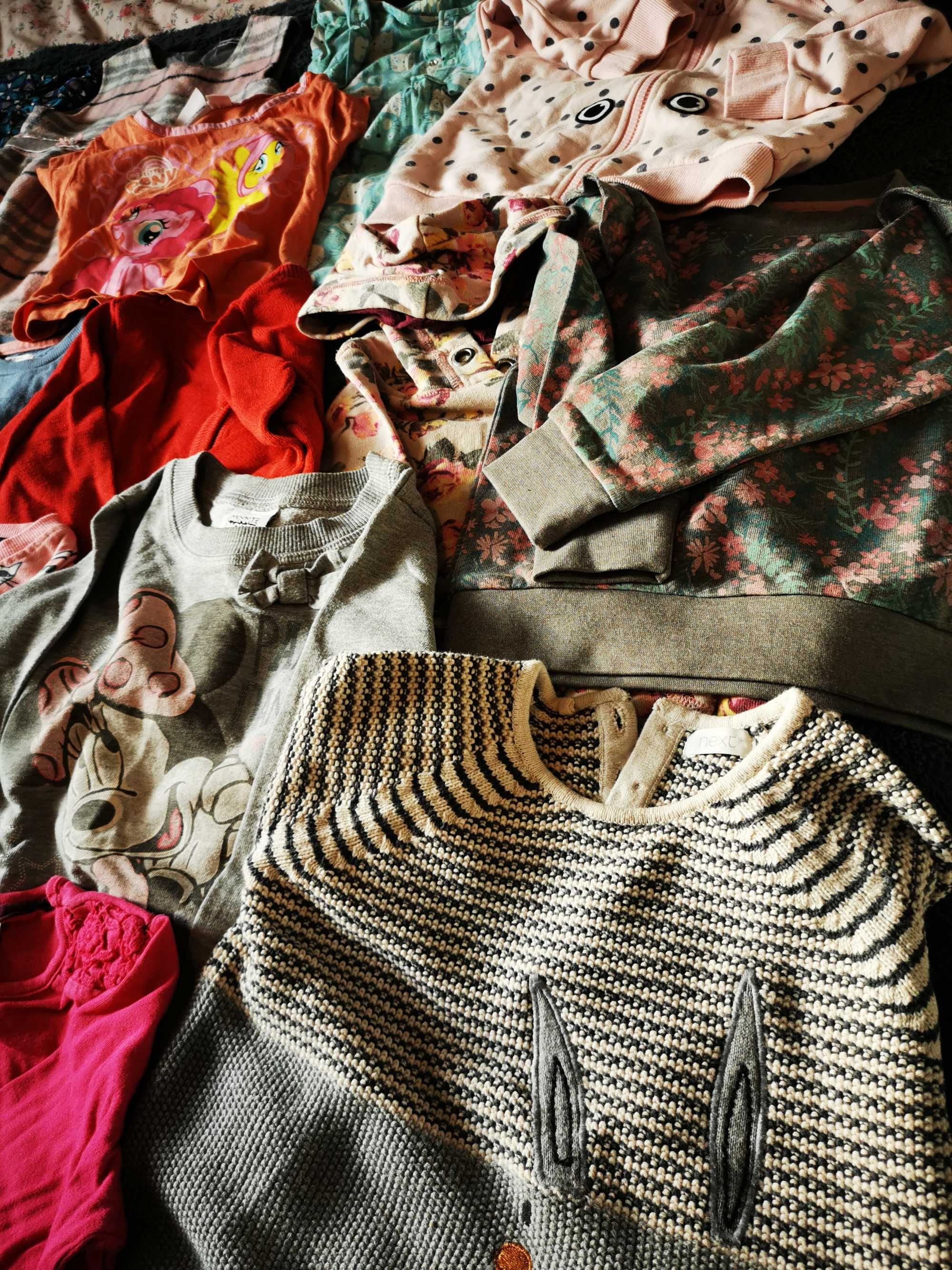 Zestaw ubrań w rozm. 98, swetr, bluza, sukienka, Zara , H&m