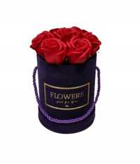 Kwiaty jak wieczne róże na Prezent Walentynki, urodziny, Flower box